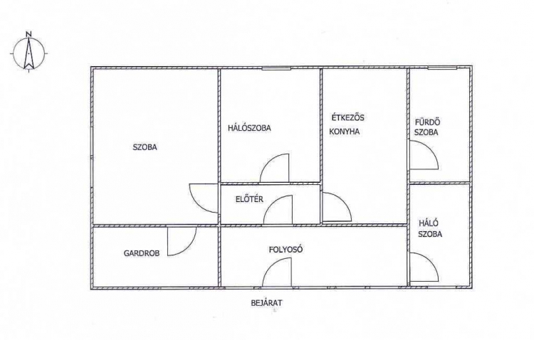 Eladó ház Érsekvadkert Szérűk 76 m<sup>2</sup> 18.5 millió Ft