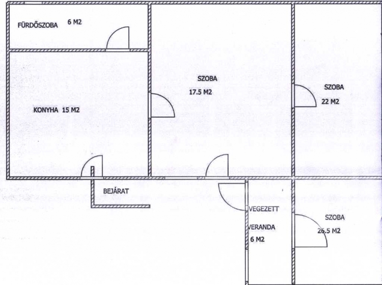 Eladó ház Vámosmikola Dózsa György utca 3. 108 m<sup>2</sup> 17.9 millió Ft